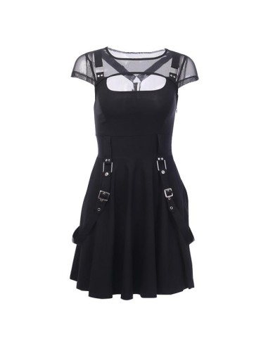 Robe Gothique  Courte Noire acheter en ligne